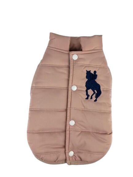 ジジ・ルシアン ZIZILECHI 背中開き　刺繍ダウン風　ジャケット 秋冬モデル 犬洋服 犬服 犬の服/ペット衣類 - Image 3