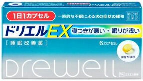 【第(2)類医薬品】ドリエルEX 6カプセル[睡眠改善薬]