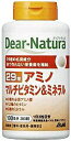 【商品特徴】 ●まとめて栄養素がとりたい方に ●体の中で様々な働きをする重要な成分であるアミノ酸、ビタミン、ミネラルをバランスよくとることができます。 ●8種の必須アミノ酸と12種のビタミン、9種のミネラルを配合しました。 ●使いやすいワンタッチキャップボトルを採用しました。 ●栄養機能食品 ●無香料・無着色・保存料不使用 【お召し上がり方】 1日に3粒程度を目安に水などでお召し上がりください。 【栄養成分/3粒あたり】 ビタミンB6・・・1mg(100％) バリン・・・30mg ロイシン・・・42mg イソロイシン・・・30mg スレオニン・・・21mg メチオニン・・・39mg フェニルアラニン・・・42mg トリプトファン・・・10.5mg リジン・・・36mg ビタミンA・・・450μg ビタミンB1・・・1mg ビタミンB2・・・1.1mg ビタミンB12・・・2μg ナイアシン・・・11mg パントテン酸・・・5.5mg 葉酸・・・200μg ビオチン・・・45μg ビタミンD・・・5μg ビタミンC・・・80mg ビタミンE・・・1〜12mg カルシウム・・・100mg マグネシウム・・・50mg 亜鉛・・・2.34mg 鉄・・・2.5mg マンガン・・・1.17mg 銅・・・0.2mg セレン・・・7.7μg クロム・・・10μg モリブデン・・・5.7μg 大豆ぺプチド・・・10mg 野菜パウダー・・・10mg 海藻パウダー・・・10mg 【商品区分】 栄養機能食品 【原産国】 日本 【発売元、製造元、輸入元又は販売元】 アサヒグループ食品 【広告文責】 ユニバーサルドラッグ株式会社 03-5832-5780