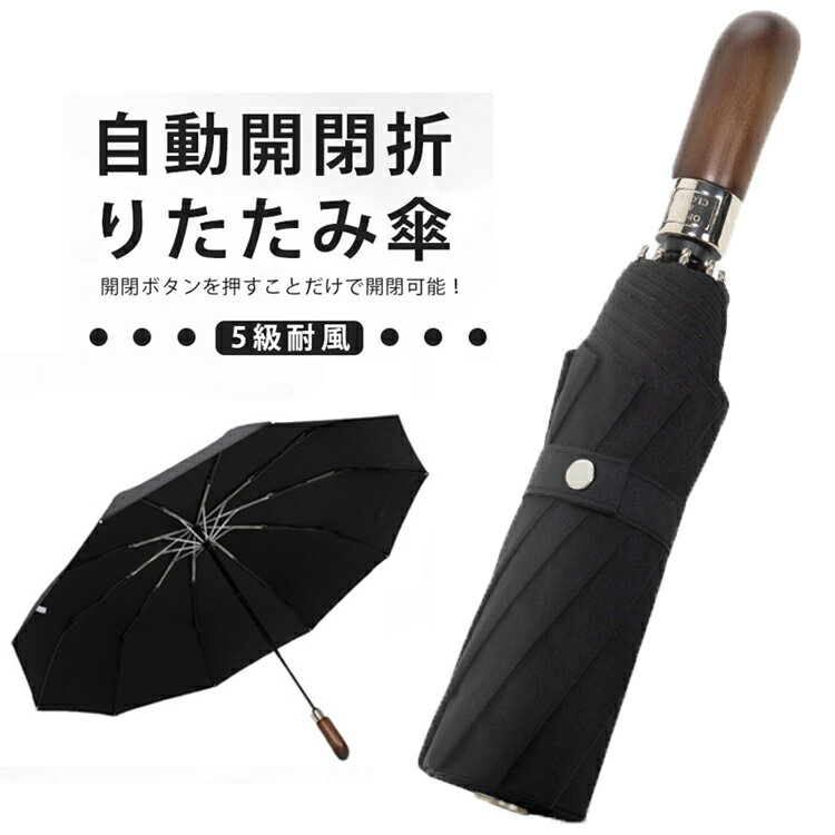 10本骨 折りたたみ傘 メンズ レディース 自動開閉 折り畳み傘 自動開閉 雨傘 大きめ 105cm かさ 撥水速乾 耐強風 男女兼用 収納ポーチ付き 丈夫 おしゃれ 車用 出張 旅行 熱中症対策 おすすめ ギフト 送料無料