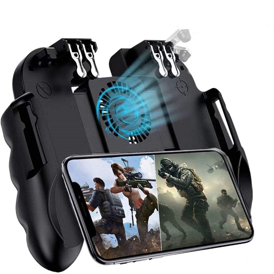 荒野行動 PUBG コントローラー 荒野 行動 Tomoda call of duty TPS FPS 6本指 強冷 高感度 荒野行動コントローラー PUBGコ...