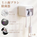 歯ブラシ除菌器 UV除菌 壁掛け式 カビ防止 歯ブラシ収納ホルダー ケース 静音 UBS充電式 ひとり暮らし 歯ブラシ スタンド 歯ブラシ掛け 自動タイマー 自...