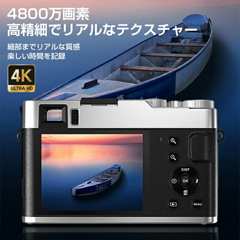 �ǥ����륫��� 4K 4800������ 16�ܥǥ����륺���� �����ȥե������� �꿶������ ���إե�������� HDMI���ϲ�ǽ 2.8����� ����ѥ��� ����� �ǥ����� ��ȥ� �鿴�Ԥ��б�