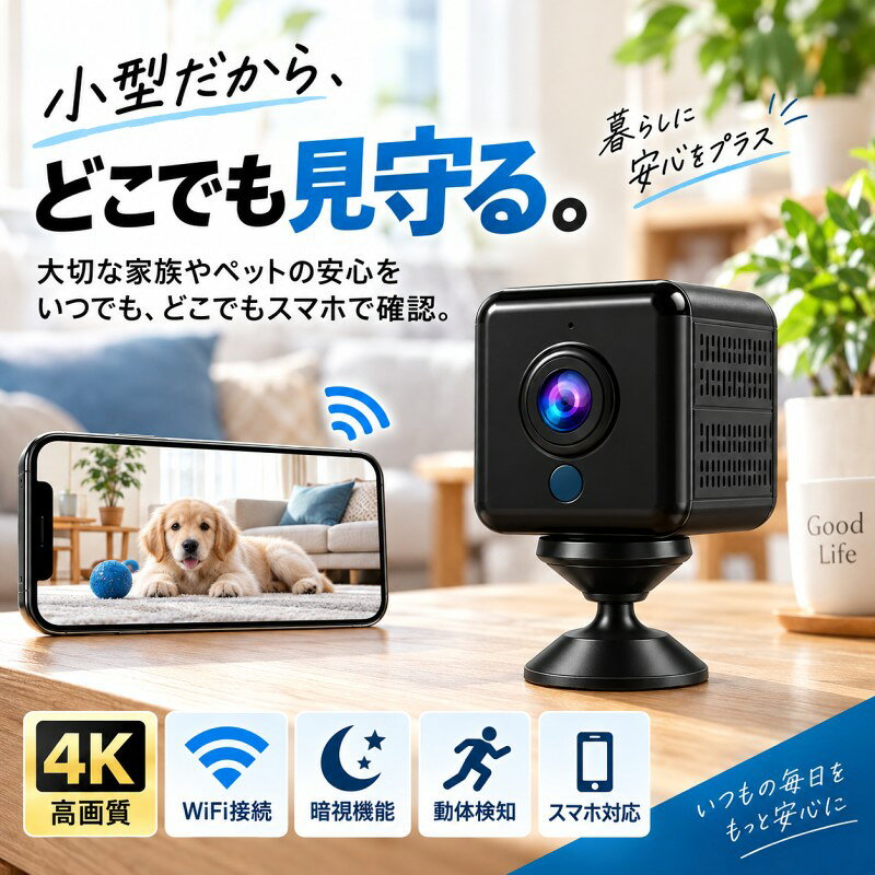 楽天市場】室内 防犯 カメラ 録音の通販
