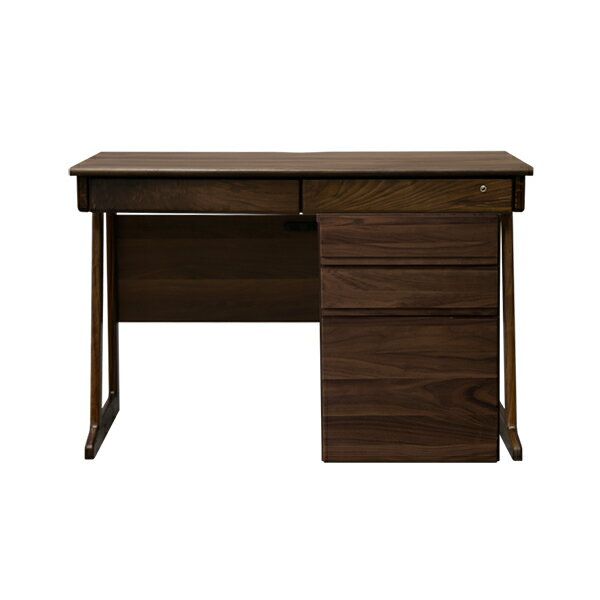 学習デスクセット 2点 学習机 勉強机 子供 大人 北欧 ワゴン ウォルナット材 引き出し デスク ワゴン【SET】FRINK 110 DESK + WAGON 2SET インテリア おしゃれ 家具 入学祝い isseiki