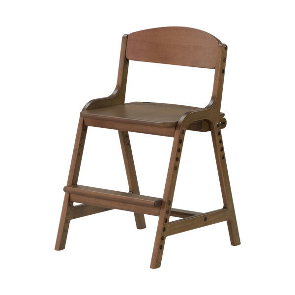 リビングチェア イス リビング学習 ダイニングチェア ラバーウッド材 椅子 高さ調整 木製 学習チェア 組立品 AIRY-3 DESK CHAIR (MBR) インテリア おしゃれ 家具 入学祝い isseiki