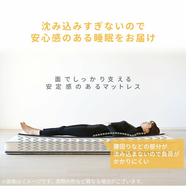 マットレスダブル厚み14.5cm圧縮梱包ボンネルコイルマットレススプリングマットレスベッドマットレスやわらかめホワイトコンパクトMOONABONNELCOILMATTRESSD278-00005