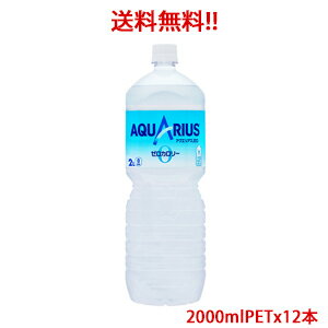 【日本全国送料無料】コカ・コーラ（コカコーラ）アクエリアス ゼロ 2LPET×12本（2ケース分）販売