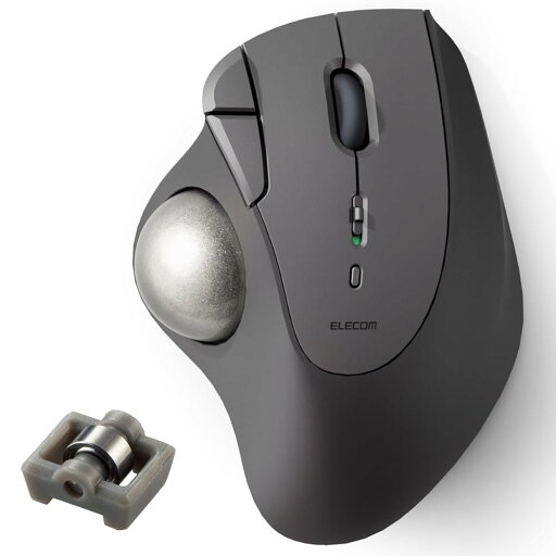 エレコム ワイヤレス トラックボールマウス Bluetooth IST (イスト)シリーズ 5ボタン 親指操作 ベアリング支持 Windows Mac Chromebook ブラック M-IT11BRABK エレコム ワイヤレス トラックボールマウス Bluetooth IST (イスト)シリーズ 5ボタン 親指操作 ベアリング支持 Windows Mac Chromebook ブラック M-IT11BRABK