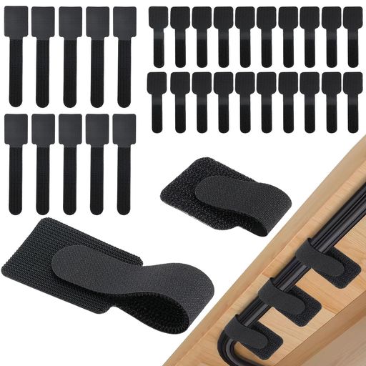 Sucodverケーブルクリップケーブルバンドマジックテープ強力粘着調整可能30個入り【大10個+小20個】ケ..