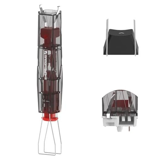 MAMBASNAKE メカニカルキーボード キー抜きシャフト抜き2in1キーキャップ外す 便利工具 キートップ抜き工具 キーキャッププラ―とキースイッチプラ― クイックシャフト抜き スイッチ式 グ…