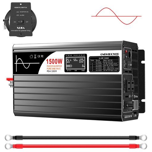 XIJIA1500WȥС100V12VѴ拾󥻥50HZ/60HZСAC󥻥x2Ÿɺ...