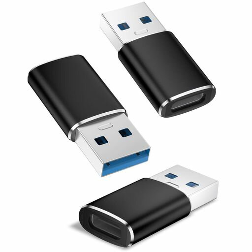 USB3.0&USB-C変換アダプタ5Gbps急速充電と高速データ転送同期Windows10/MacOS対応MacBookiPadProiPhone13/12/11ProMax
