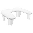 CGBEネイルアームレストU字型プロフェッショナルアームレストネイル、ネイルハンドピローPUレザー防水手の枕取り外し可能なネイルアームレストアクリルネイルテクノロジー用(白)