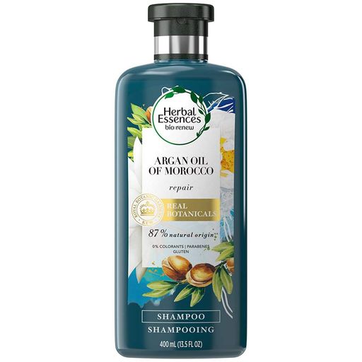 ハーバルエッセンス シャンプー 本体 400mL ビオリニュー モロッカンオイル