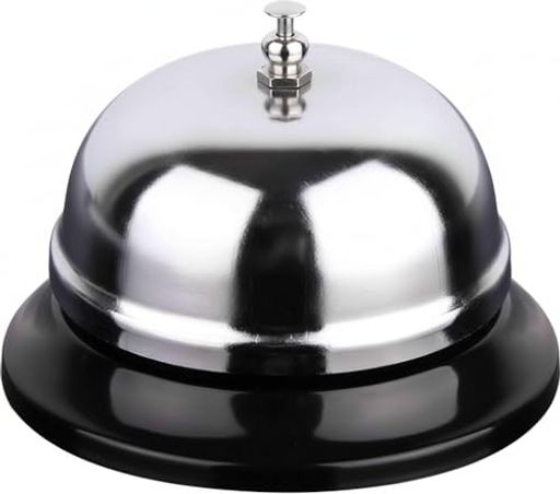 [YouLane]卓上ベル金属製呼び鈴コールベル大音量サウンド耐久性設計会議室受付飲食店受付ホテル受付学校授業用(単品)