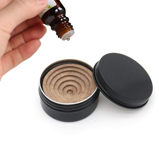 DFsuccesアロマストーンアロマディッシュ木製アロマディッシュ黒胡桃天然木アロマウッド安眠瞑想ポータ..