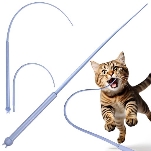 猫じゃらし 猫 おもちゃ 人気 ネズミのしっぽ 猫じゃらし ねずみのしっぽ 猫 鼠の尻尾 釣り竿 猫用おも..