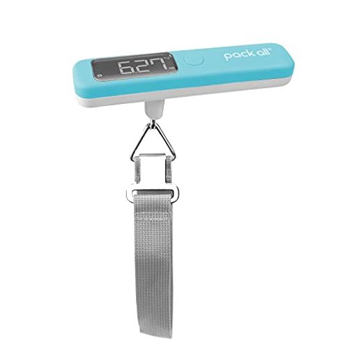 packall荷物旅行はかり携帯式ラゲッジスケールデジタル電子吊り下げ式最大50kgまで量れる小型軽量大き..