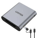 UNITEK CFEXPRESSカードリーダー USB 3.2 TYPE C TO CFEXPRESS B メモリカードアダプタ 10GBPS アルミ合金 高耐久 THUNDERBOLT 3ポートに対応 SANDISK SONY