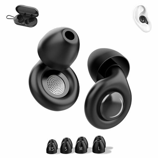 Yasoku耳栓睡眠用イヤープラグ遮音【ストラップ付き収納ケース】みみせん超強力ノイズキャンセリング防..