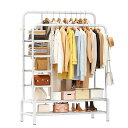 LNYCJPハンガーラック5サイド棚付き洋服パイプハンガー衣類コート掛けラック洋服掛け衣類収納防サビ防水耐腐食性物干しスタンド高耐荷重頑丈梅雨対策おしゃれ116...
