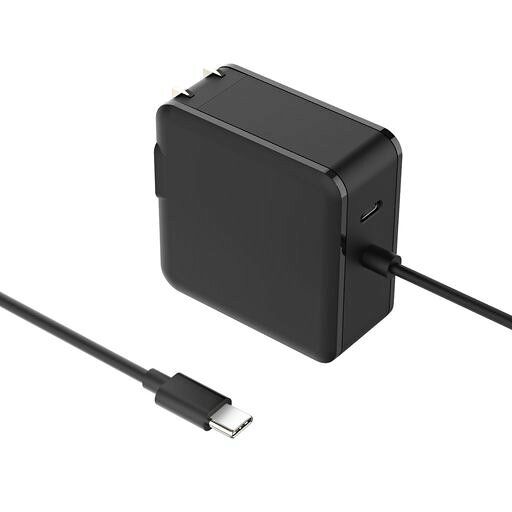 【2IN1 65W 急速充電器 】65W Type-Cアダプターは、USB-Cポート(USB-C2 &amp; 一体型Type-Cケーブル*最大65W出力対応)を2口搭載しており、2台のデバイスを同時に高速充電できます。最大65Wの高出力で、MacBookシリーズからスマートフォン、タブレットなど、あらゆるUSB-C対応デバイスに急速充電が可能。旅行や自宅、オフィスでも、これ一台で十分に対応します。※一体型USB-Cケーブルを単独で使用した場合、最大65W出力に対応し、2つのUSB-Cポートは同時使用が可能で、スマートな出力自動配分機能により、PD45W + PD20Wの効率的な電力分配が実現可能です。2台のデバイスをバランス良く、スピーディーに充電できる高性能PD充電器です。 【GaN搭載・コンパクトで持ち運びに便利】最新の窒化ガリウム技術を採用することで、高出力ながらコンパクトな設計を実現します。従来の充電器と比べて大幅に小型化されており、スマートで洗練された外観に仕上がっています。収納しやすく、自宅やオフィスはもちろん、旅行や出張など外出先でも大活躍。携帯性を重視する方にぴったりのコンパクトモデルです。
