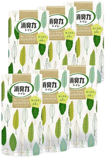 消臭力[まとめ買い]トイレ用置き型北欧フィンランドリーフ400mLx6個トイレの消臭力トイレ置くだけ消臭剤消臭芳香剤