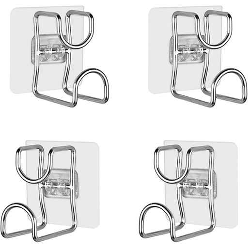 【垂直空間を活用す】床空間をより広く活用することができる。浴室の壁面を利用して湯おけ洗面器の水切りや収納にとっても便利。いつも定位置に収納できるので、お風呂場もスッキリ整理整頓ができます。ステンレス製だから錆びにも強いアイテムです。 【使用方法】貼りたい箇所の汚れ、水を拭き取り、フックの保護シールを剥します。しっかり壁に貼り付けます。吸盤とは違い粘着タイプなので、浴室の多少凸凹した壁面にも貼り付ける事が出来ます。 【高い実用性】別途の工具が必要ないなめらかな面に付けて使用する多用途たらい掛け、洗面器の他にも、フックが付いているよな掃除用ブラシやスポンジ、タオルなども引っ掛ける事ができます。 【素材】透明または銀色の接着面とスタンレス環で構成され、シンプルできれいなデザインで構成されている。金属で作られ、耐久性を誇り、耐荷重も強い、安定感が高いです。光沢が出して錆びが出ない、物を傷つけない滑らかな手触りです。