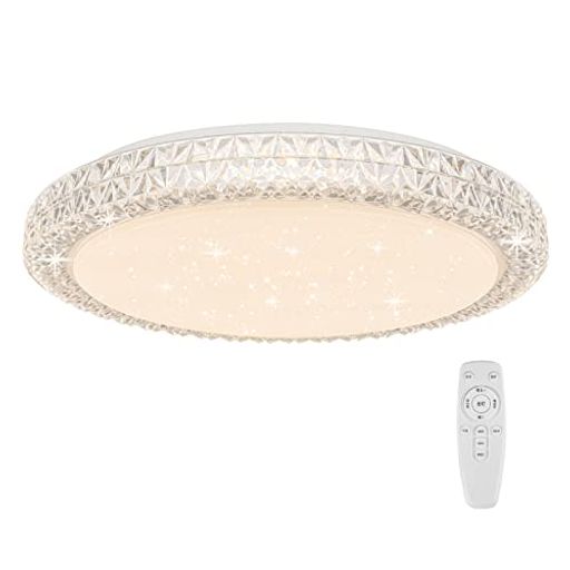 OOWOLFLEDシーリングライトおしゃれ星空効果40W省エネ工事不要10-14畳調光調色リモコン付きタイマー機能常夜灯明るさメモリ機能4200LM天井照明3000K-6500K照明器具LEDライト昼白色昼光色電球色