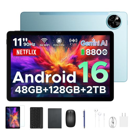 エンターテインメント 🏆【48GBメモリ・128GBストレージ・高性能8コアCPU】この タブレット 11インチ は、Unisoc T7250オクタコアプロセッサ(12nm)を搭載し、高速かつ安定した処理能力を提供。8GB RAM+最大40GB拡張で合計48GB相当の大容量メモリを実現し、複数アプリの同時起動や高速切替もスムーズです。128GB UFSストレージ+最大2TB拡張対応で、写真・動画・アプリも余裕で保存可能。「動作が重いのは避けたい方」におすすめの android タブレット です。 🏆【11インチIPS大画面・90Hz・Widevine L1対応】 P11 android タブレット は、11インチIPSディスプレイと90Hzリフレッシュレートを採用し、滑らかで鮮明な映像体験を提供。動画視聴、電子書籍、ゲームも快適に楽しめます。Widevine L1対応により、NetflixやPrime Videoで高画質再生が可能。スマホより大画面で見やすく、PCより手軽に使えるため、「動画を快適に楽しみたい方」に最適な タブレット 11インチ モデルです。