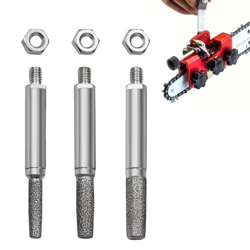 EsiFare ハンドチェーングラインダー研削ヘッド 3個セット 4mm 5mm 6mm 電動チェー...