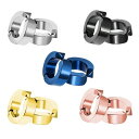 イヤーカフ イヤリング メンズ フェイクピアス ノンホールピアス レディース 人気 EARRINGS FOR MEN AND WOMEN 両耳用 サージカルステンレス316L 金属アレルギー対応 シルバー ブラック ゴールド (5色イヤーカフ)(4)