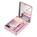VOCOSTE アイメイクブラシ トラベルメイクブラシセット 11.2X8.5X2.8CM 1セット 桜色