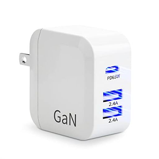⚡【コンパクトGaN充電器】最新のGaN(窒化ガリウム)第5世代半導体材料を使用し、より環境に優しく、高速充電が可能で、コンパクトサイズと超小型設計により、充電中の過熱や過充電がなく安全かつ効率的にハイパワー充電を実現します。 ⚡【1 本 3 役 &amp; 多機種対応】スマートフォンやタブレット、高性能ノートパソコンに対応したコンパクトな GaN(窒化ガリウム)充電器、Power-Integrations スマートチップ内蔵、充電器 type-c ポートと usb-a ポート 2 個を備えた LUCKYDUO の Type-C 充電器です。最大3台までの機器を同時に高速充電することができます。新世代のGaN5.0窒化ガリウム素材を使用し、より環境に優しく、コンパクトながら高速充電が可能で、MacBook、PC、iPhone、iPad、AirPods、Galaxy、Xperia、Androidなどの機種をサポートします。(※3ポート使用時の合計最大出力は57W)。 ⚡【コンパクト充電器&amp;持ち運び】 この折りたたみ式充電器は軽量・コンパクト設計でスペースを取らず、ポケットに入れます。