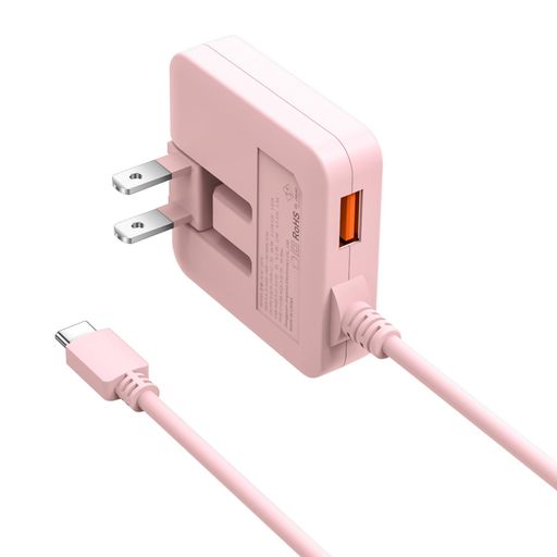 【最新薄型】PD20W 充電器 USB-C 急速充電器 TYPE-Cケーブル (PD20W&QC3.0/合計3.4A/1つUSB-Aポート/折畳みプラグ/PSE認証済) ACアダプター コンセント 軽量 スマホ充電器