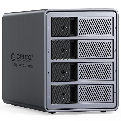 ORICO【RAID機能】HDDケース3.5インチ4台22TB*4USB3.0接続8RAIDモード3.5インチHDD用ハードディスクケースプッシュプル取り付けセーフティーロック機能付き外付けハードディスクケース9848RU3