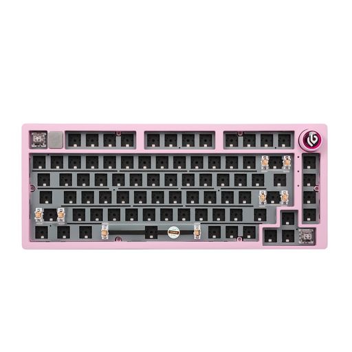 EPOMAKER X LEOBOG HI75 アルミ合金 メカニカルキーボードキット ベアボーン ゲーミングキーボード用 有線カスタム プログラマブル ガ..