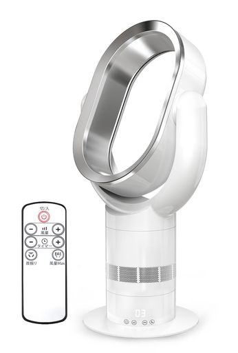 LAOGOT扇風機DCモーターはねなし扇風機タワーファン風量10段階調節【ワンタッチで風量MAX】首振り上下..