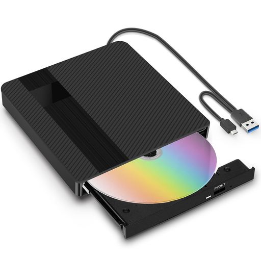 TOPERSUN DVD/CDhCuOt OtDVDECDhCu É RpNg |[^uhCu DVD/CDvC[ TYPEC/USB3.0]Eɑǎ WINDOWS/LINUX/MACɑΉ P[u{戵t