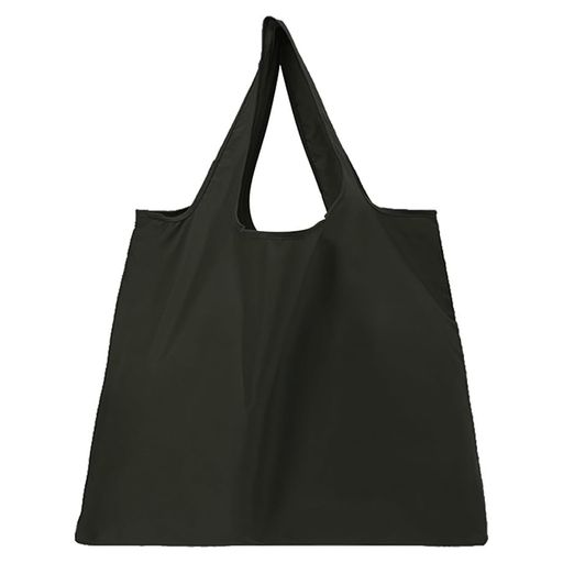 [TRKIN] 軽量 折りたたみ トートバッグ エコバッグ 防水 お買い物バッグ コンパクト 大容量 (ブラック)(4)