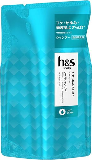 h&s scalp シャンプー 詰め替え 300mL オイリー エイチアンドエス スカルプ