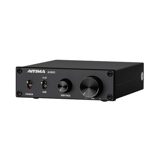 (1)The Instruments TPA3255D2チップとNE5532オペアンプを搭載。 AIYIMA A3001サブウーファーアンプは、ほとんどの家庭用パッシブスピーカーやアクティブサブウーファーを駆動することができます。 (2)A3001は、HiFiサウンドを求める方のために設計された最大出力300WのTPA3255 HiFiモノラルD級アンプで、200W RMS(2Ω負荷)、150W RMS(4Ω負荷)、120W(8Ω負荷)の高効率出力を備えています。 (3)サブウーファー用ローパスフィルター内蔵 フルレンジモノアンプとサブウーファーバスアンプの切替が可能で、パッシブサブウーファー、アクティブサブウーファー、パッシブスピーカーに接続可能。 (4)フルレンジモノアンプとサブウーファーアンプの切り替えスイッチを追加すると、さまざまなニーズに応じて入力モードを調整することができます。 (5) シンプルでコンパクトなデザインで、製品保証は2年です。 電源アダプターを含む,何か問題があれば、AIYIMAチームが対応します。