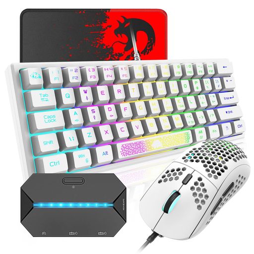 ZIYOULANGゲーミングキーボードマウスコンバーターセットテンキーレス62キー60%静音コンパクト有線USB接続ゲーム機専用コンバーター付きRGBバックライト19キー防衝突 ZIYOULANGゲーミングキーボードマウスコンバーターセットテンキーレス62キー60%静音コンパクト有線USB接続ゲーム機専用コンバーター付きRGBバックライト19キー防衝突