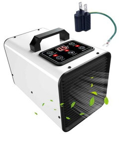 TESIPLZ オゾン発生器 【PSE認証済】 15000MG/H 業務用脱臭機 家庭用空気清浄機 産業機エアクリーナ【日本仕様・電気用品安全法準拠】デジタル表示タッチ制御 マイナスイオン浄化機能追加 時間設定可能 フィルター交換不要 強力消臭