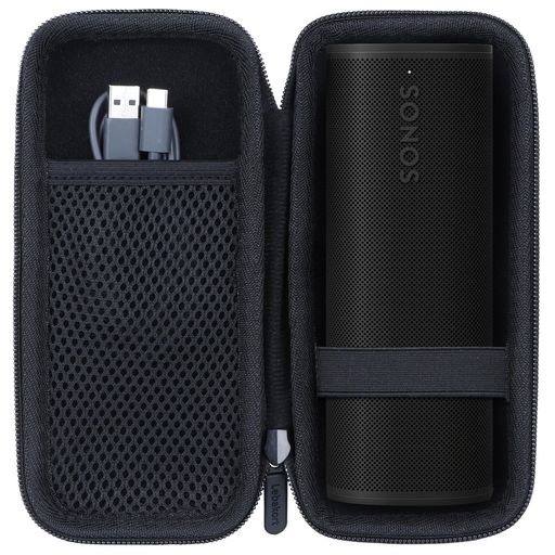 Lebakort収納ケースと互換性のあるSonosソノスRoamSL/SonosRoamソノスロームPortableSpeakerポータブルスピーカー(ブラックケース)