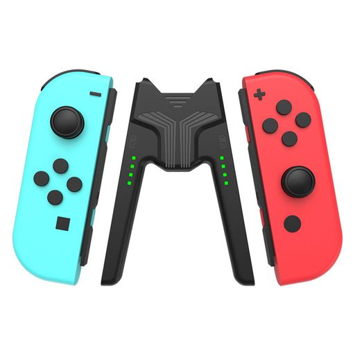 [LUYING] Joy-Con充電グリップ 遊びながら充電が可能 V字型 Joy-Con ハンドルグリップ 超軽量 装着簡単 持ち運びに便利 充電指示LED付