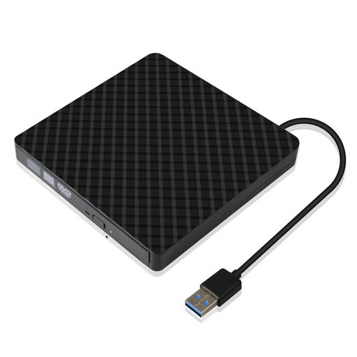 Wellnice外付けDVDドライブUSB3.0DVDCDプレイヤーポータブルCD/DVDドライブCD/DVD読取・書込DVDプラス..