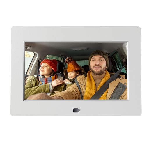 KEIANデジタルフォトフレーム静止画動画対応7インチKDP07-N01-WH(ホワイト)
