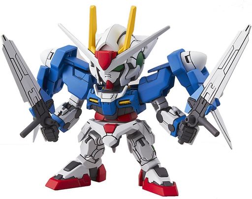 SDガンダムEXスタンダード 機動戦士ガンダム00 ダブルオーガンダム 色分け済みプラモデル